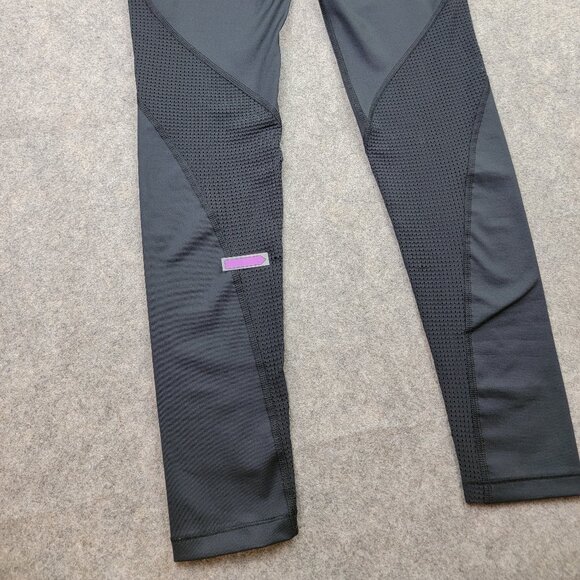 Nike Pro Hypercool Leggings Womens Size Small Black Mesh Panel Activewear - Picture 12 of 16